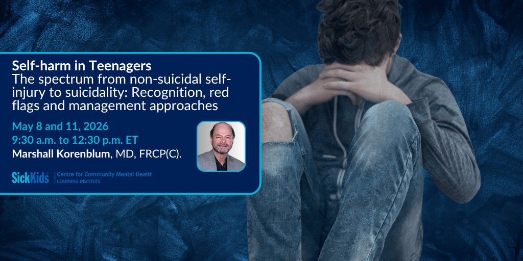 Self-harm in teenagers: The spectrum from non-suicidal self-injury to suicidality
